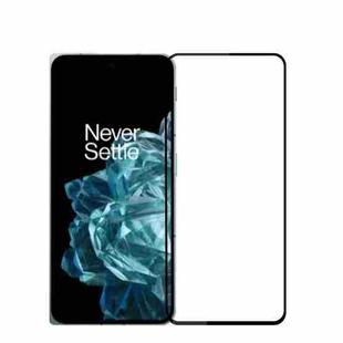 For OnePlus Open PINWUYO 9H 2.5D Full Screen Tempered Glass Film(Black)