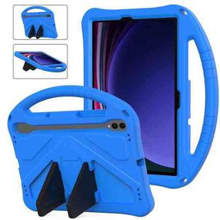 For Samsung Galaxy Tab S9 EVA Shockproof Tablet Case with Holder(Blue)