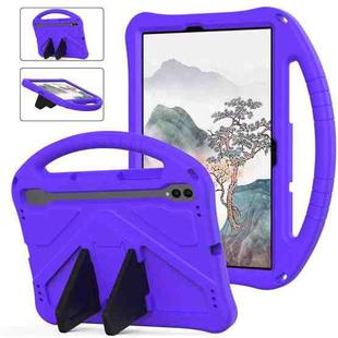 For Samgsung Galaxy Tab S10 FE 11 EVA Shockproof Tablet Case with Holder(Purple)