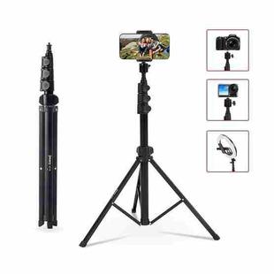 JMARY MT38 Travel Tripod Phone Holder 1.68m Telescopic Vlogging Camera Mount Tripod Stand