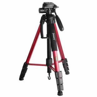 JMARY KP2264 Portable Detachable Tripod Mobile Phone SLR Camera Aluminium Alloy Stand(Red)