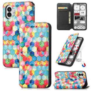 For Nothing Phone 2 CaseNeo Colorful Magnetic Leather Phone Case(Magic Space)