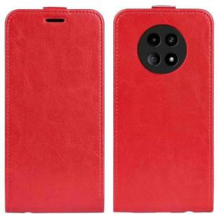 For Realme 12 5G R64 Texture Single Vertical Flip Leather Phone Case(Red)
