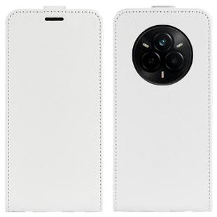 For Realme 14 Pro 5G R64 Texture Single Vertical Flip Leather Phone Case(White)