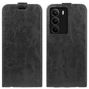 For Realme C71 4G R64 Texture Single Vertical Flip Leather Phone Case(Black)
