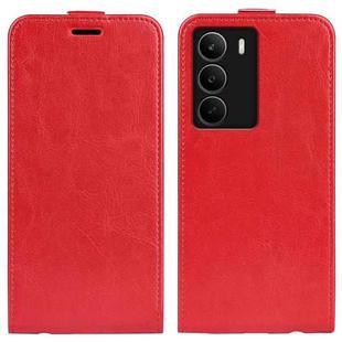 For Realme C71 4G R64 Texture Single Vertical Flip Leather Phone Case(Red)