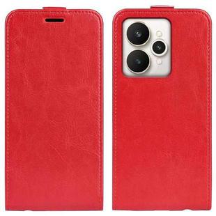 For Realme 15 5G / 15 Pro 5G R64 Texture Single Vertical Flip Leather Phone Case(Red)