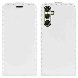 For Samsung Galaxy A16 5G R64 Texture Vertical Flip Leather Phone Case(White)