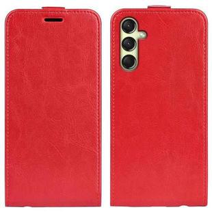 For Samsung Galaxy A16 5G R64 Texture Vertical Flip Leather Phone Case(Red)
