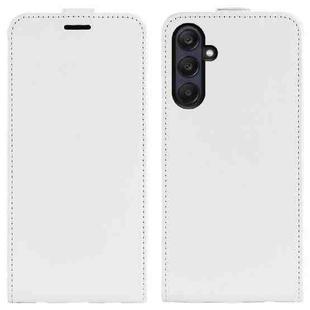 For Samsung Galaxy A26 5G R64 Texture Vertical Flip Leather Phone Case(White)