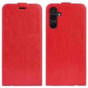 For Samsung Galaxy M16 / F16 R64 Texture Vertical Flip Leather Phone Case(Red)