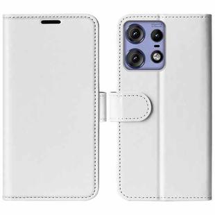 For Motolora Edge 50 Pro R64 Texture Horizontal Flip Leather Phone Case(White)