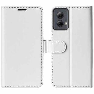 For Motorola Moto G Power 5G 2024 R64 Texture Horizontal Flip Leather Phone Case(White)