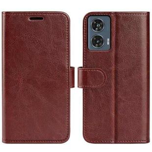 For Motolora Edge 50 Fusion R64 Texture Horizontal Flip Leather Phone Case(Brown)