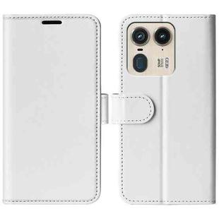 For Motolora Edge 50 Ultra R64 Texture Horizontal Flip Leather Phone Case(White)