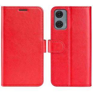 For Motorola Moto G24 Power R64 Texture Horizontal Flip Leather Phone Case(Red)