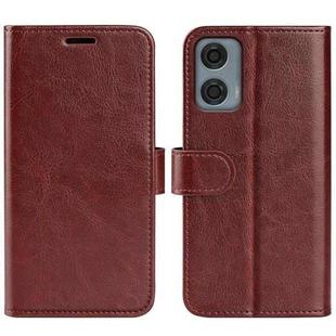 For Motorola Moto G24 Power R64 Texture Horizontal Flip Leather Phone Case(Brown)