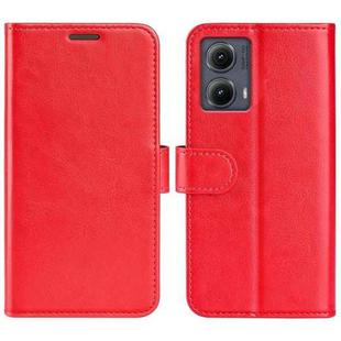 For Motorola Edge 5G 2024 R64 Texture Horizontal Flip Leather Phone Case(Red)