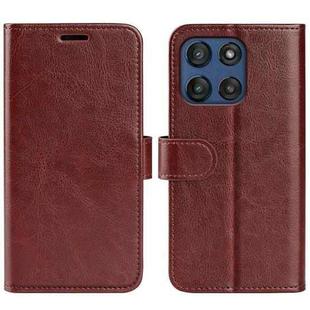 For Motorola Moto G Stylus 5G 2025 R64 Texture Horizontal Flip Leather Phone Case(Brown)