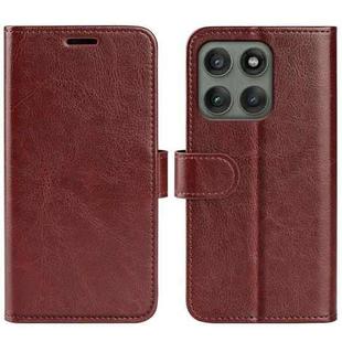 For Motorola Edge 60 Pro R64 Texture Horizontal Flip Leather Phone Case(Brown)