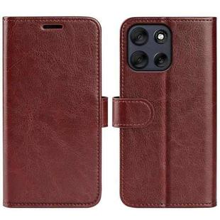 For Motorola Moto G56 5G / G66Y / G66J  R64 Texture Horizontal Flip Leather Phone Case(Brown)