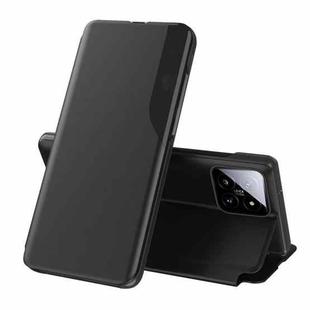 For Xiaomi 14 Attraction Flip Holder Leather Phone Case(Black)