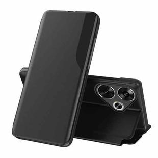 For Xiaomi Poco F6 Attraction Flip Holder Leather Phone Case(Black)