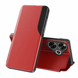 For Xiaomi Poco F6 Attraction Flip Holder Leather Phone Case(Red)