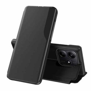 For Xiaomi Redmi Note 14 5G Attraction Flip Holder Leather Phone Case(Black)