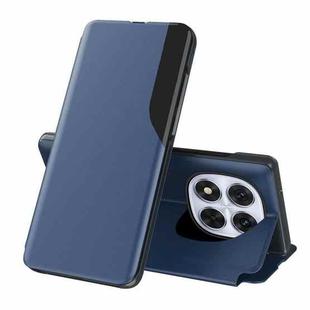 For Xiaomi Redmi Note 14 Pro 5G Attraction Flip Holder Leather Phone Case(Blue)