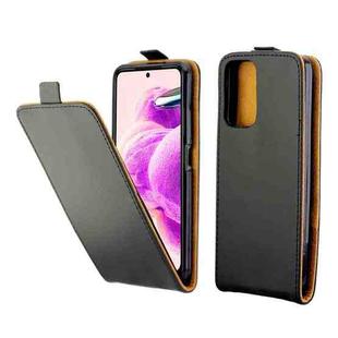 For Redmi Note 12S 4G Vertical Flip Leather Phone Case with Card Slot(Black)