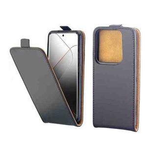 For Xiaomi 14 Pro Vertical Flip Leather Phone Case with Card Slot(Black)