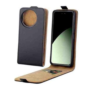 For Xiaomi 14 Civi / Civi 4 Pro 4G Vertical Flip Leather Phone Case with Card Slot(Black)