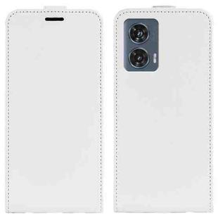 For Motorola Edge 50 Fusion R64 Texture Single Vertical Flip Leather Phone Case(White)