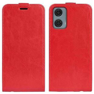 For Motorola Moto G24 Power R64 Texture Single Vertical Flip Leather Phone Case(Red)