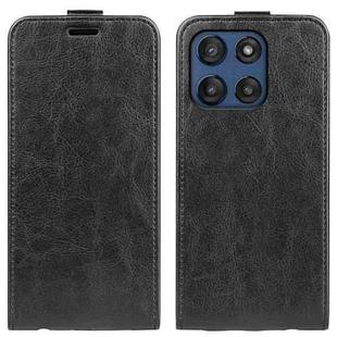 For Motorola Moto G Stylus 5G 2025 R64 Texture Single Vertical Flip Leather Phone Case(Black)