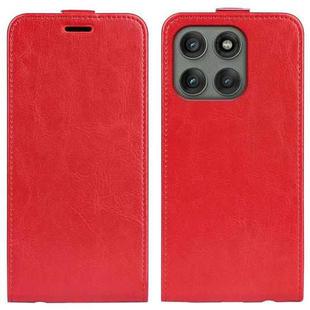 For Motorola Edge 60 Pro R64 Texture Single Vertical Flip Leather Phone Case(Red)