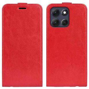For Motorola Moto G86 5G R64 Texture Single Vertical Flip Leather Phone Case(Red)