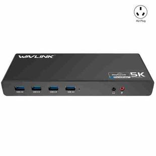 Wavlink UG69DK1 5K Type-C Dual Display USB 3.0 Video Gigabit Ethernet HDMI Docking Station, Plug:AU Plug