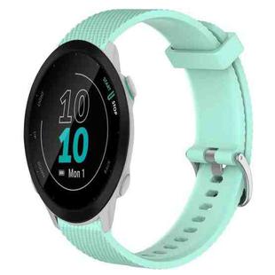 For Garmin Forerunner 55 20mm Diamond Textured Silicone Watch Band(Teal)