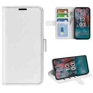For Nokia C12 R64 Texture Horizontal Flip Leather Phone Case(White)