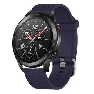 For Huawei Watch Buds 22mm Diamond Textured Silicone Watch Band(Purple)