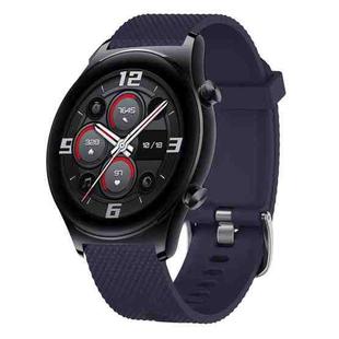 For Huawei Watch 3 22mm Diamond Textured Silicone Watch Band(Purple)