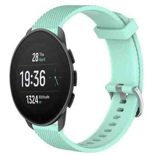 For Suunto 9 Peak Pro 22mm Diamond Textured Silicone Watch Band(Teal)