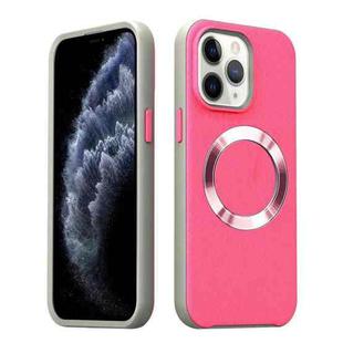 For iPhone 11 Pro CD Pattern Magsafe PC Phone Case(Pink)