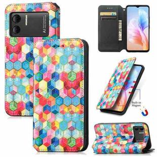 For DOOGEE X98 Pro / X98 CaseNeo Colorful Magnetic Leather Phone Case(Magic Space)