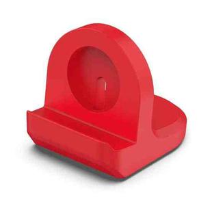 For Samsung Galaxy Watch6 / Watch6 Classic / Watch5 / Watch5 Pro JUNSUNMAY Silicone Charger Stand Non-Slip Base(Red)