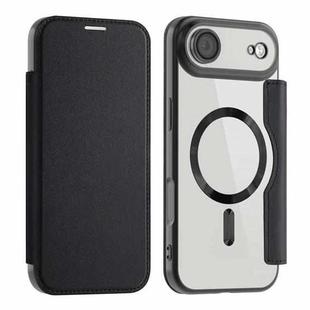 For iPhone 17 Air Shield MagSafe RFID Anti-theft Leather Phone Case(Black)