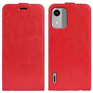 For Nokia C12 R64 Texture Single Vertical Flip Leather Phone Case(Red)