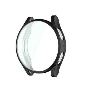 For Samsung Galaxy Watch6 44mm ENKAY Hat-Prince Full Coverage Electroplated Soft TPU Case with Screen Protection(Black)